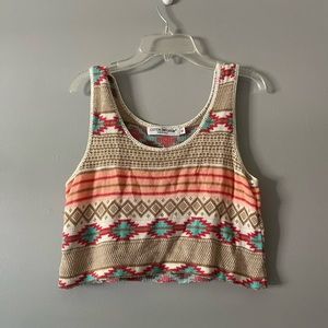 Knit crop top size -S from the Cotton Emporium.